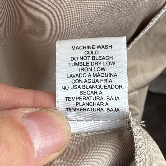 Love Tree Tan Double-Breasted Sleeveless Trench Coat - Picture 6 of 6